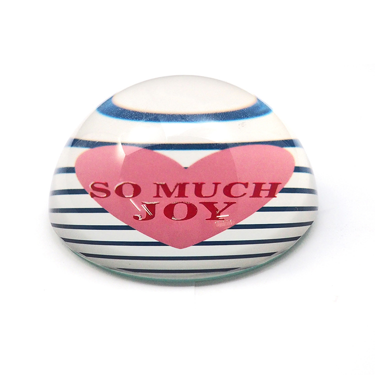 Wholesale Office Creative Clear Dome Souvenir Paperweight Hx-8360