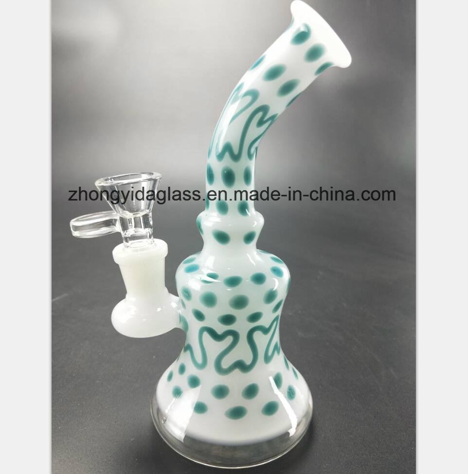 New Cross-Crystal Recycler Hookah Glass Pipe Smoking Water Pipe