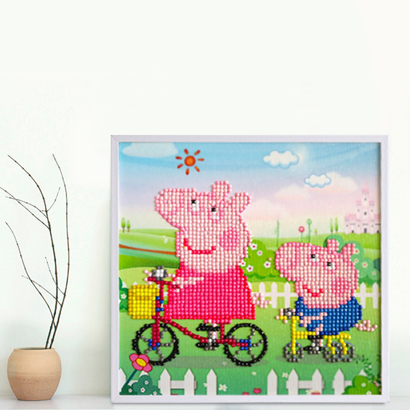 Factory Cheapest Wholesale New Children Kids DIY Embroidery Handcraft Diamond Painting FT-141
