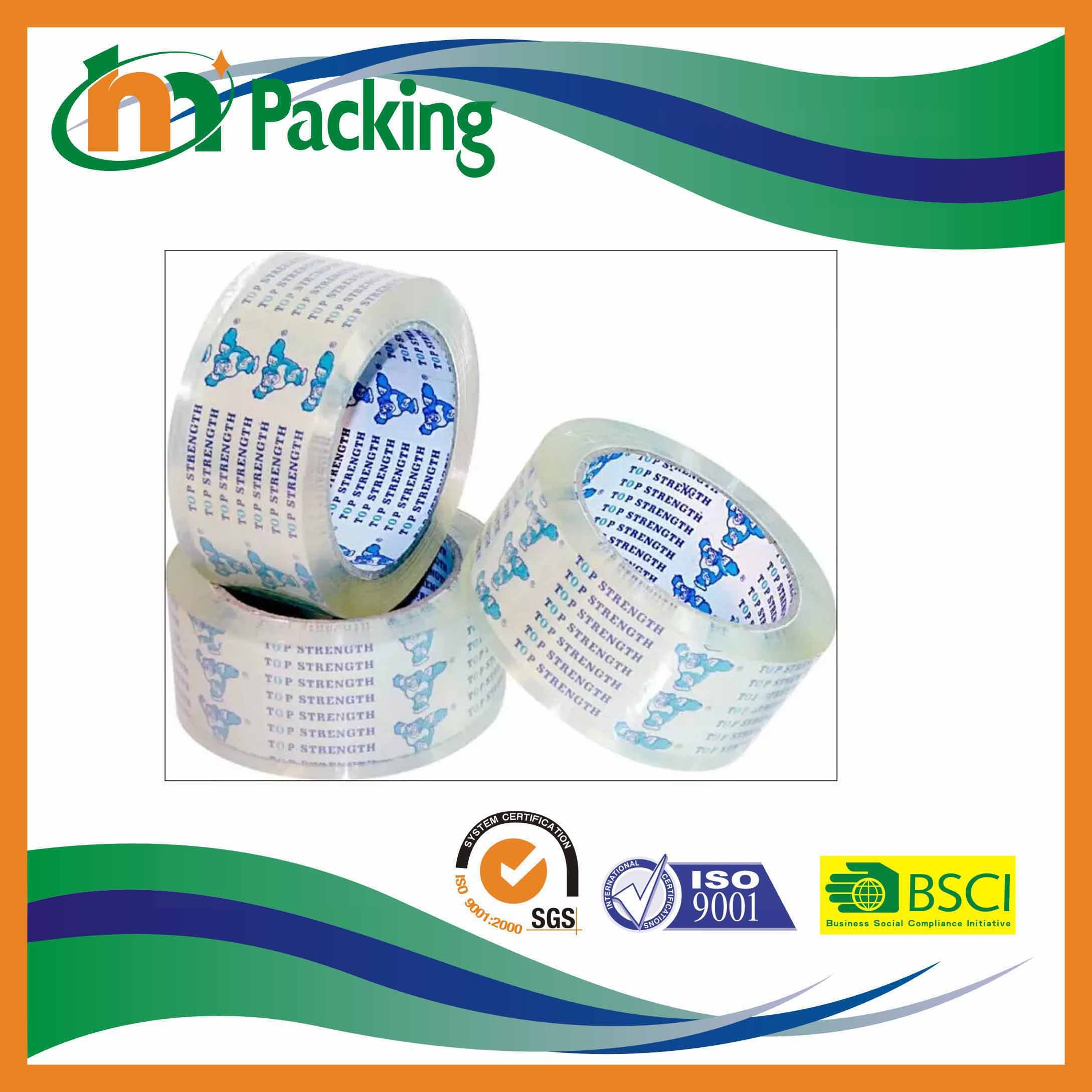 Crystal Clear BOPP Adhesive Packing Tape