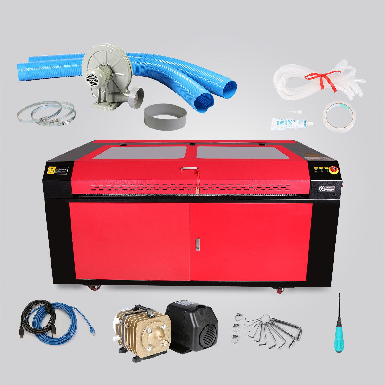 130W CO2 Laser Engraver Engraving Cutting Machine 1400X900mm USB Port