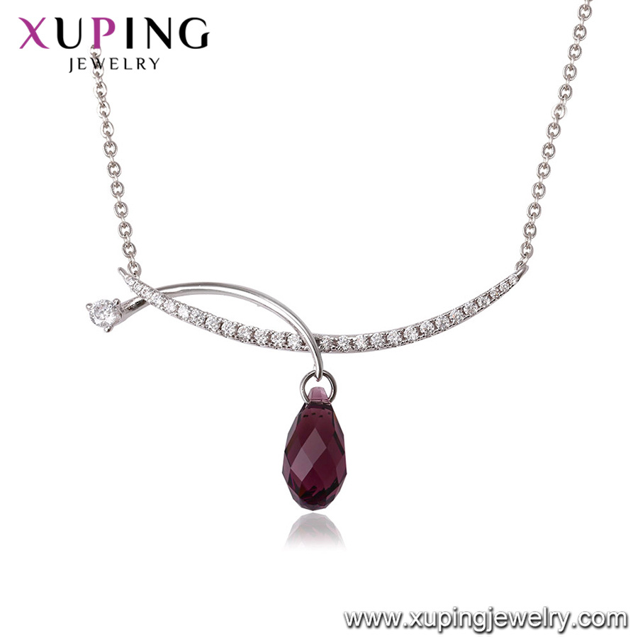 44185 Xuping Wholesale Fashion Crystals From Swarovski Hawaiian Women Necklace