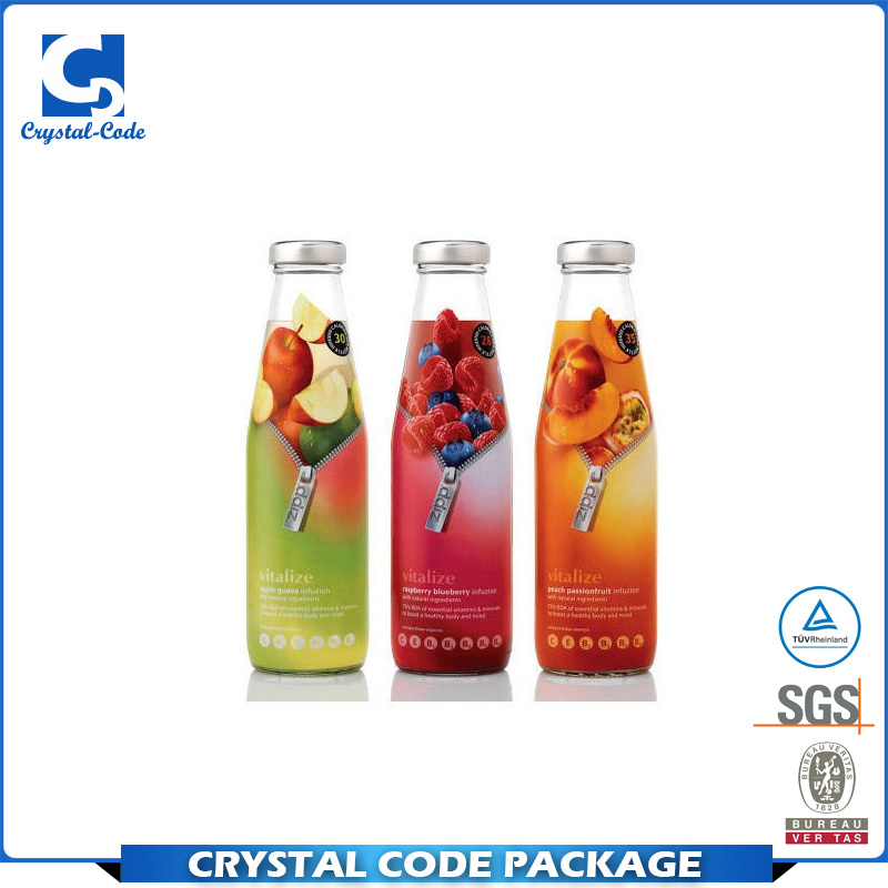 Full Color Bottle Heat Wrap Pet Shrink Sticker Label
