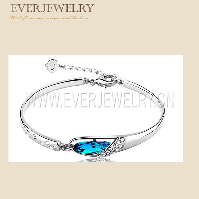 Diamond Charm Bracelet, Elastic Crystal Rhinestone Bracelet