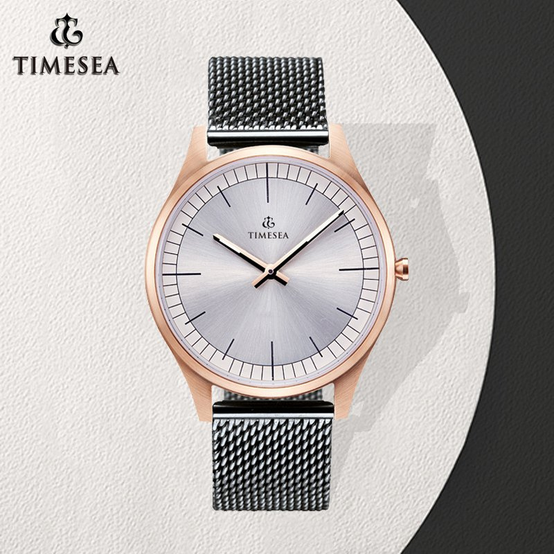 2017 High Quality Custom OEM Unisex Mesh Strap Steel Watch72285