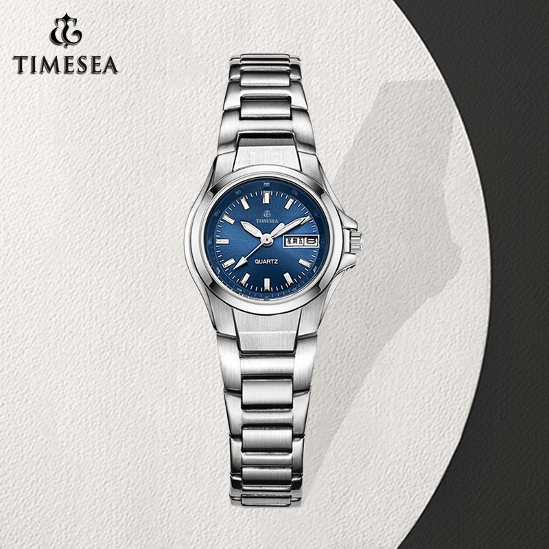 Lady Stainless Steel Wrist Watch with Mineral Glass 71106