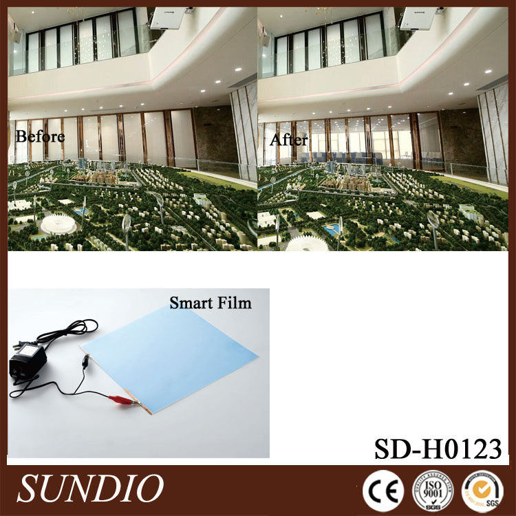 Switchable Laminated Partition Smart Glass with Pdlc Film