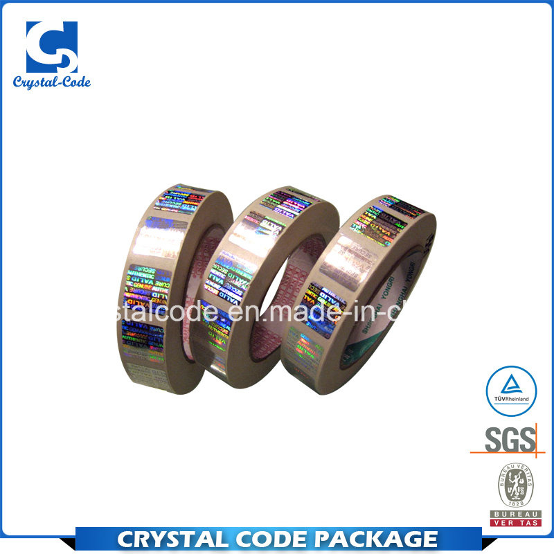 Shiny Safity Custom Hologram Label Sticker