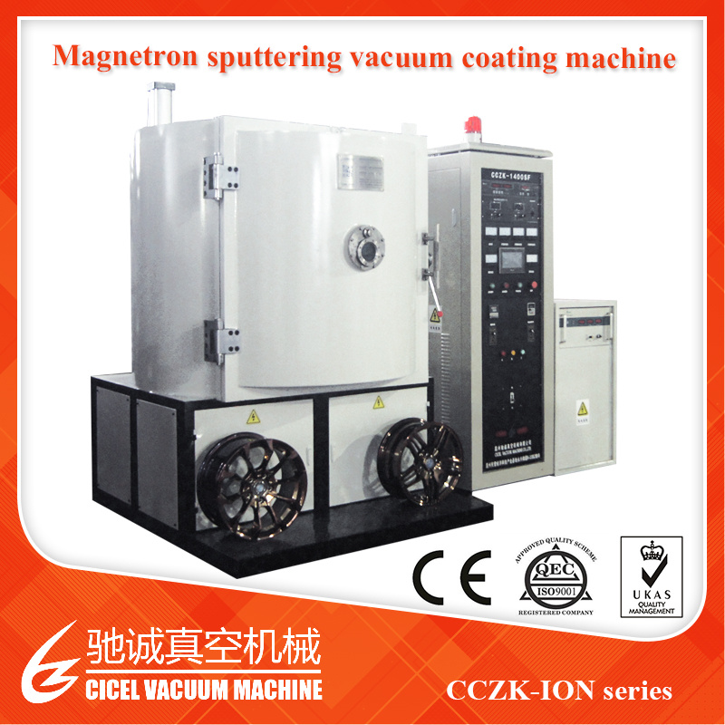Car Parts Chrome Coating Machine/Magnetron Sputter PVD Coating Equipment/Sputtering Chrome Plating Plastic Machine