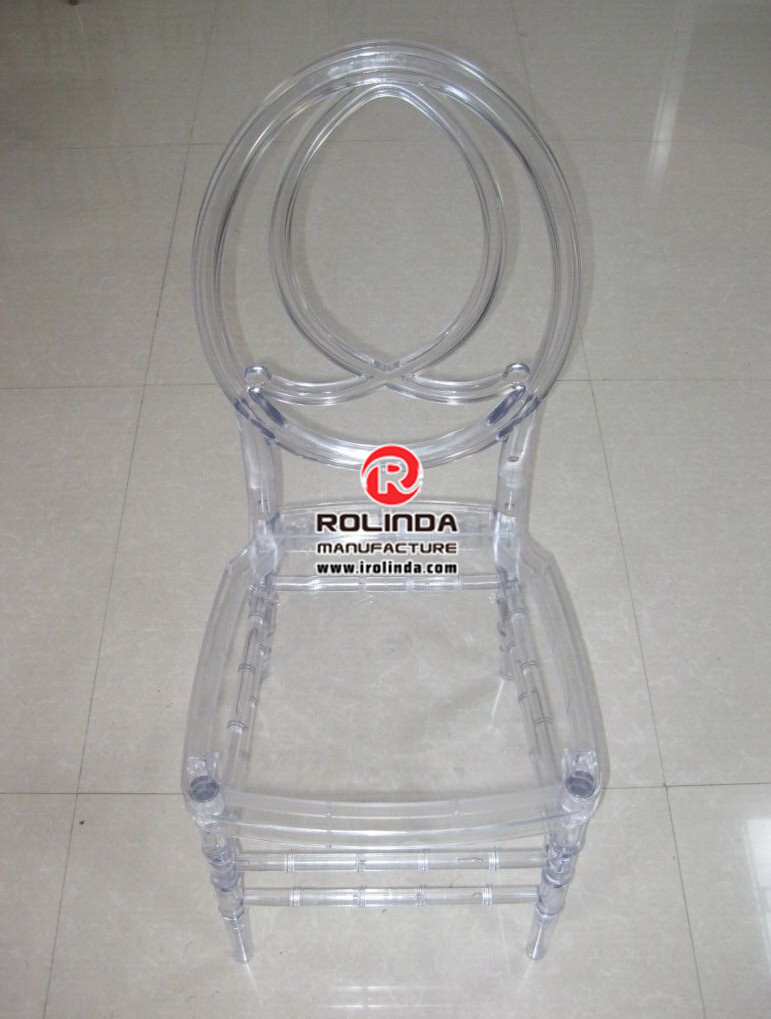 Crystal Clear Wedding Resin Phoenix Chair