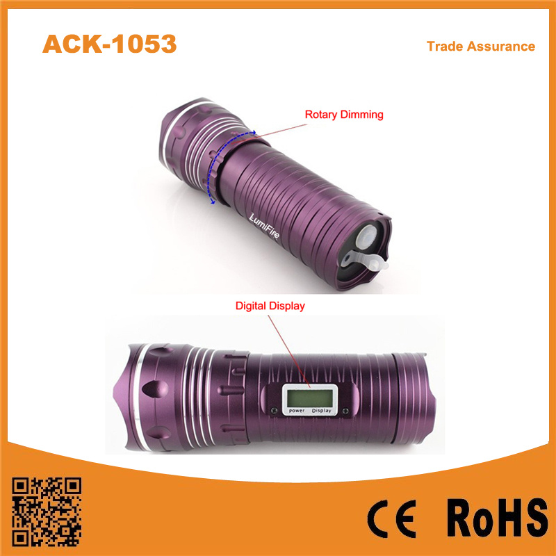 F16 blue Light LED Fishing Lamp with Digital Liquid Crystal