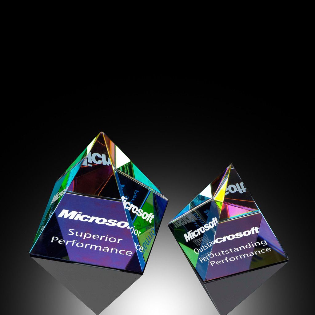 Pharaoh's Prism Pyramid Paperweight (#50142, #50143, #50144)