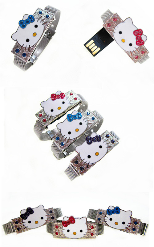 Hello Kt Crystal Jewelry USB Flash Drive 2.0