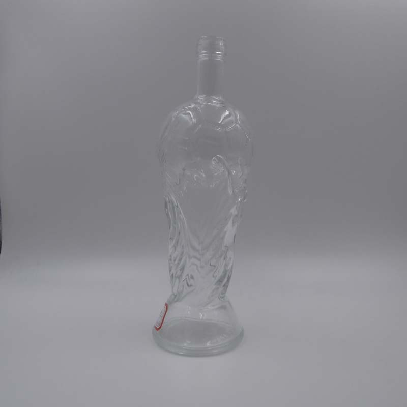 High Flint Liquor Bottles Whiskey Glass Container Wholesale