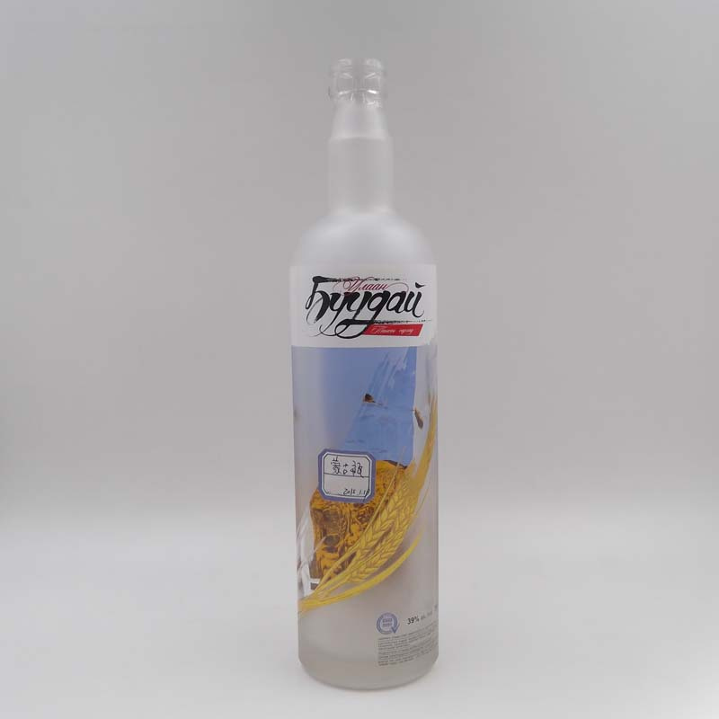 Whiskey Glass Bottle, Empty Vodka Glass Bottle, Hard Liquor Bottle