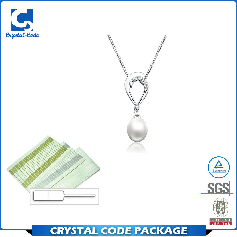 Water Resist Rolled Jewelry Sticker Label with Serial Number