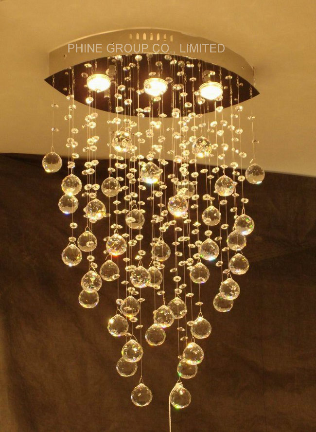 Phine Crystal Decorative Great Modern Ceiling Light