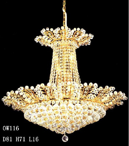 Zhongshan Factory Traditional Crystal Chandelier Light (OW116)