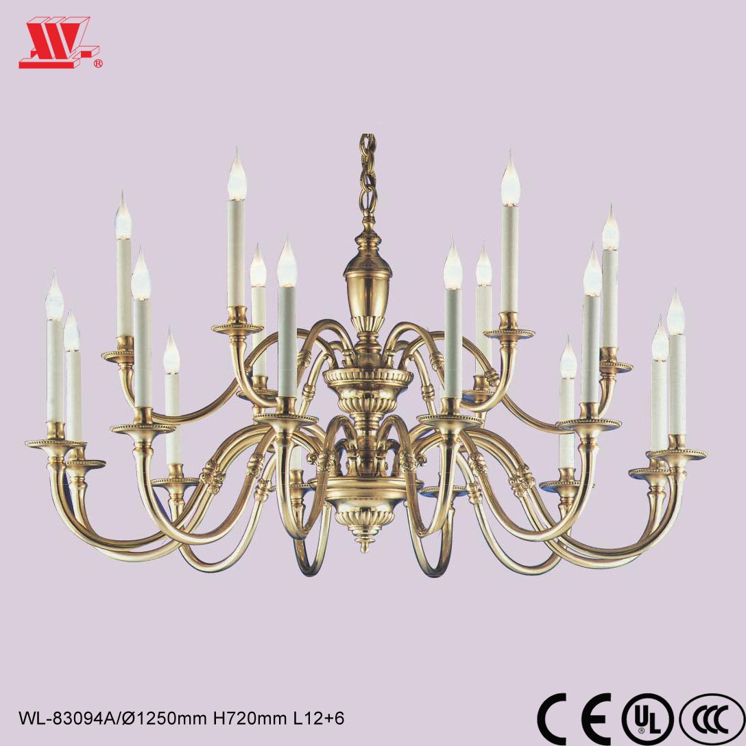 Glorious  Candle Chandelier with Metal Arms Wl-83094A