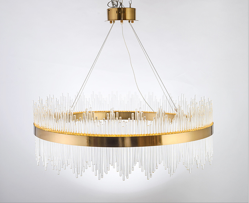 Custom Made Decorative Project Crystal Pendant Lighting