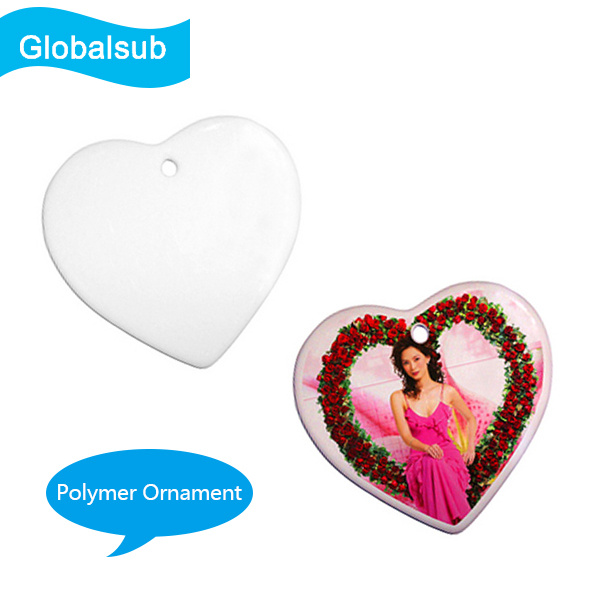 Blank MDF Sublimation Printable Porcelain Ornaments