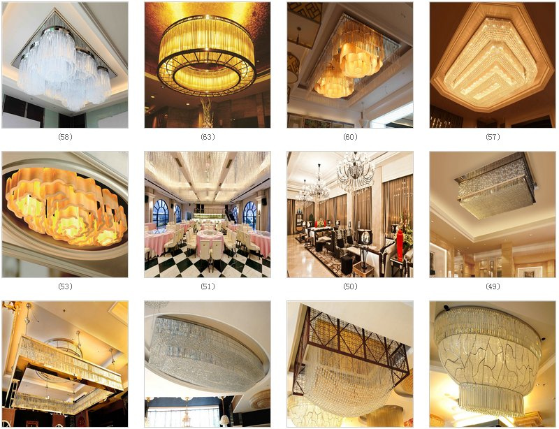 Hot Cuntom Made Project Lighting for Hotel Banquet with Ce/VDE Certificate