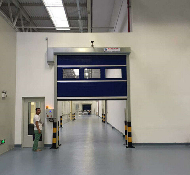 Auto Repairing PVC High Speedrapid Rolling Shutter Garage Door
