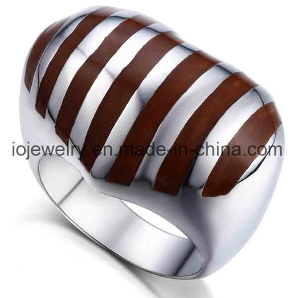 316L Stainless Steel Woman Fashion Enamel Ring