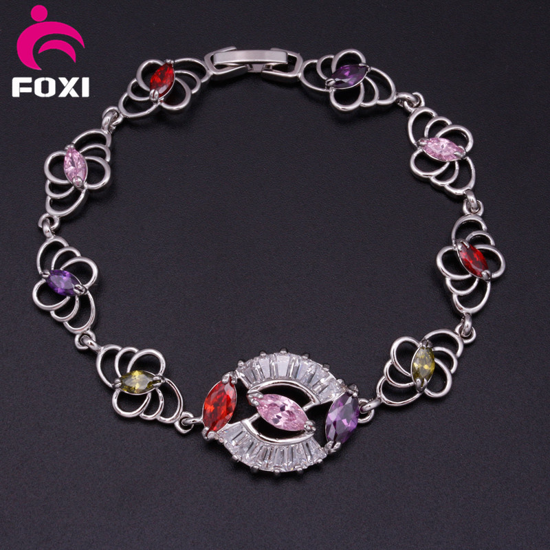 Hot Sale Colorful Gemstone Gold Filled Bracelets