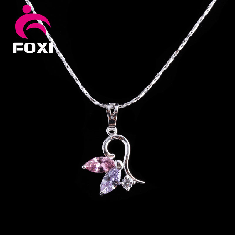 New Fashion Silver Simple Design Gold Pendant for Girls