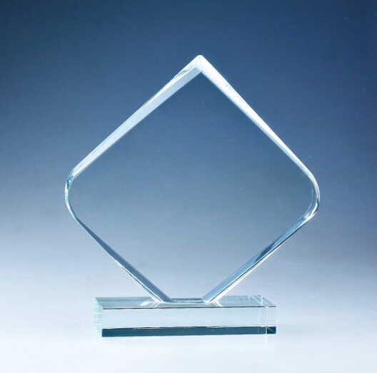 New Personalized Crystal Glass Trophy Award