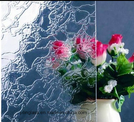 3mm 4mm 5mm Tempered Figured Glass