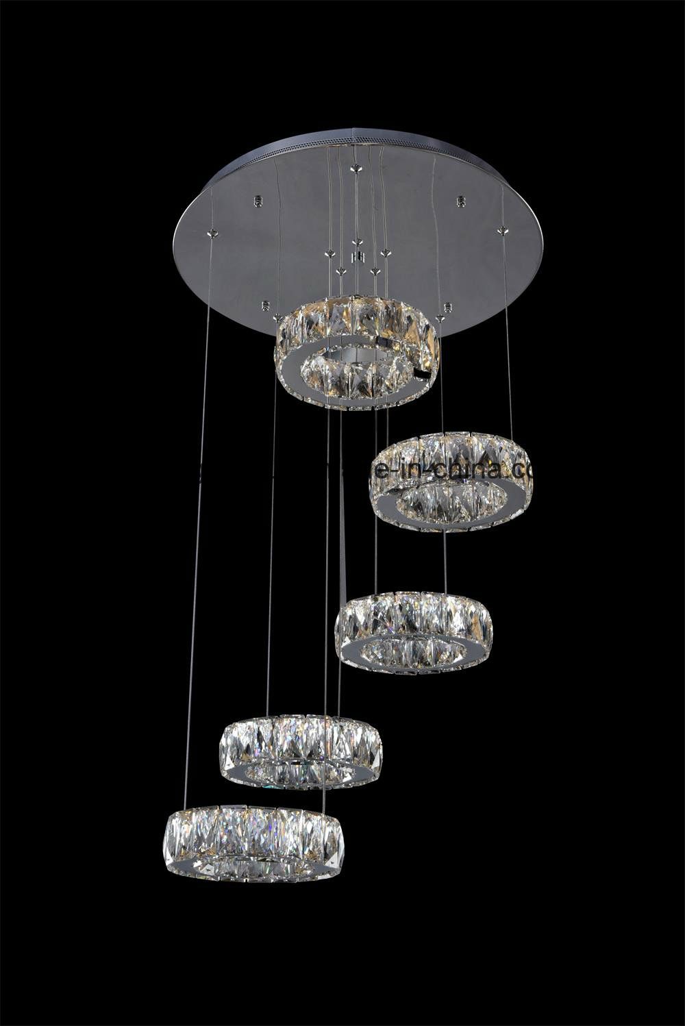 Suitable for Home Using LED Modern Crystal Pendant Light
