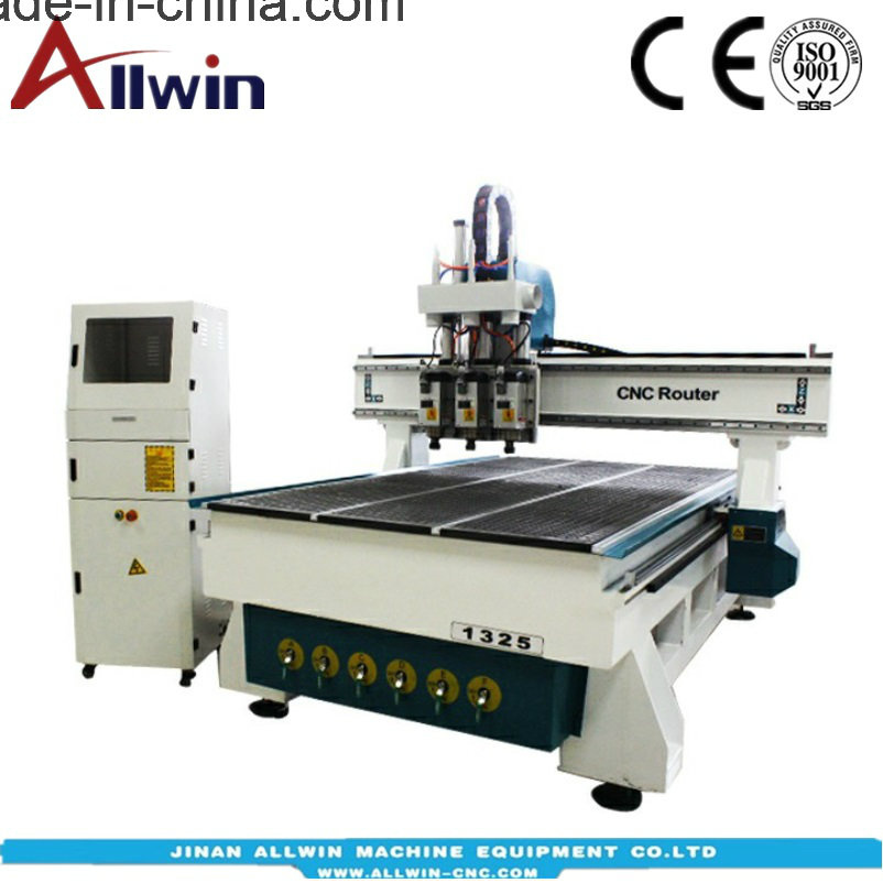 Muti-Heads 1325 CNC Router Machine Engraving Machine 1300X2500mm Factory Price