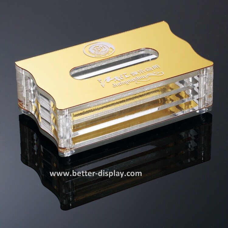 Clear Plastic Tissue Box Crystal Tissue Box (BTR-P6030)