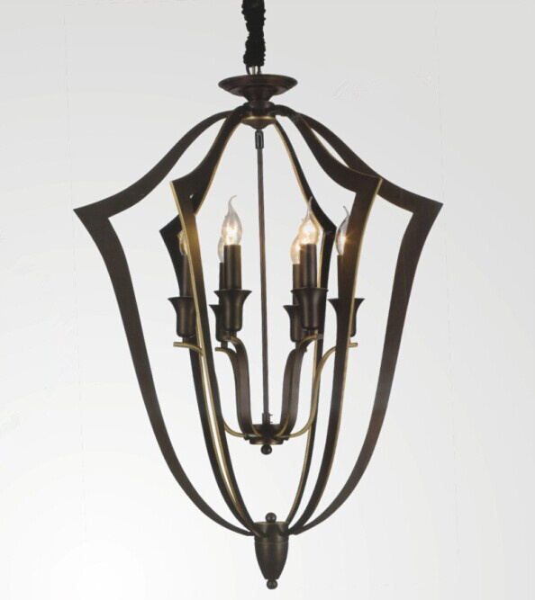 Newest Retro Wrought Iron Metal Pendant Lamp