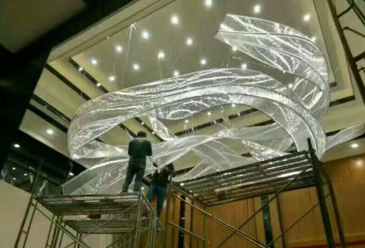Lobby Crystal Chandelier Lamp (WH-7326Z)