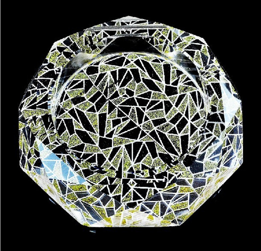 Hot Sale Cheap Crystal Glass Ashtray Craft