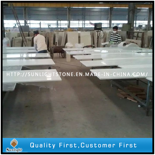 Artificial White Artificial Quartz Stone for Kitchen Countertops