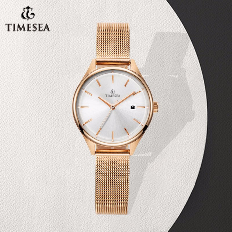 Lady Staineless Steel Wrist Watch with Mineral Glass 71167