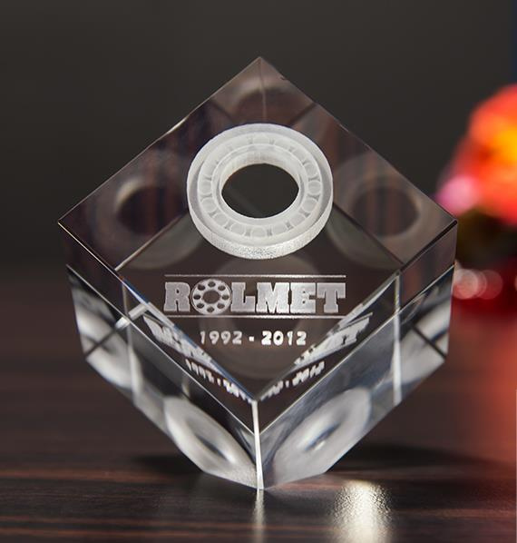 Crystal Glass Cube with High Quality AAA K9 Crystal