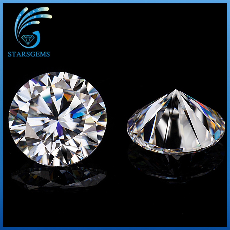 Factory Wholesale Price 1CT 6.5mm Round Moissanite Loose Stones