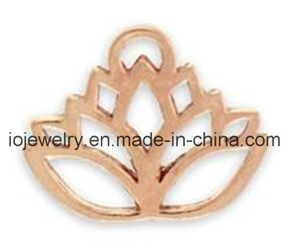 Small Lotus Charm for DIY Jewelry Making