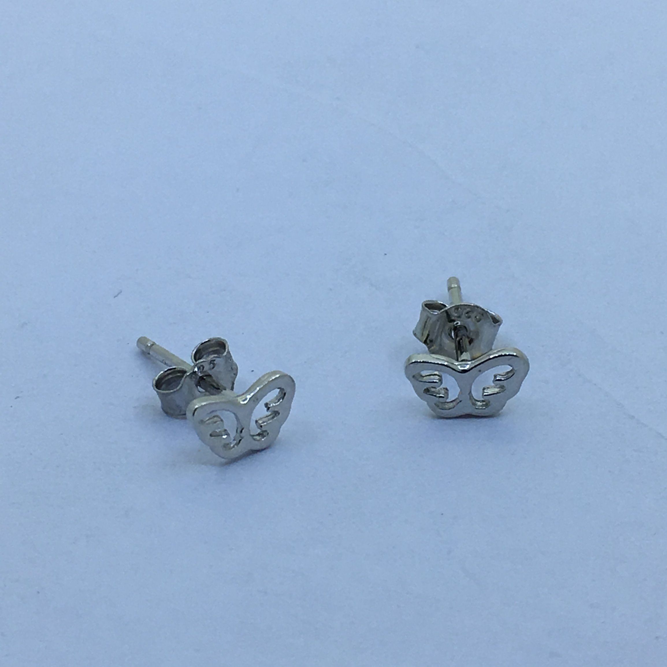 Flashion Butterfly Silver Stud Earring