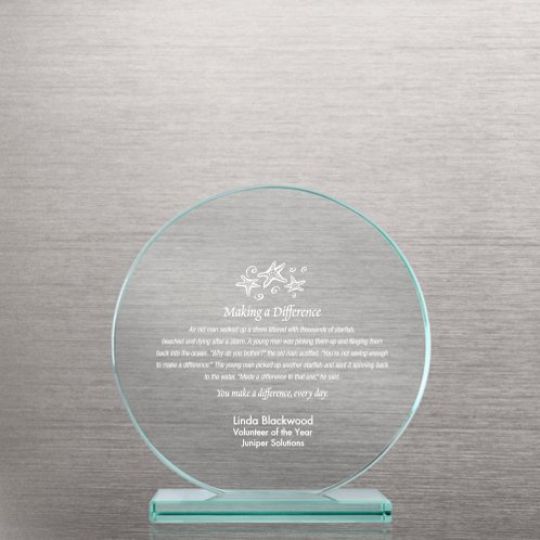 Round Jade Trophy