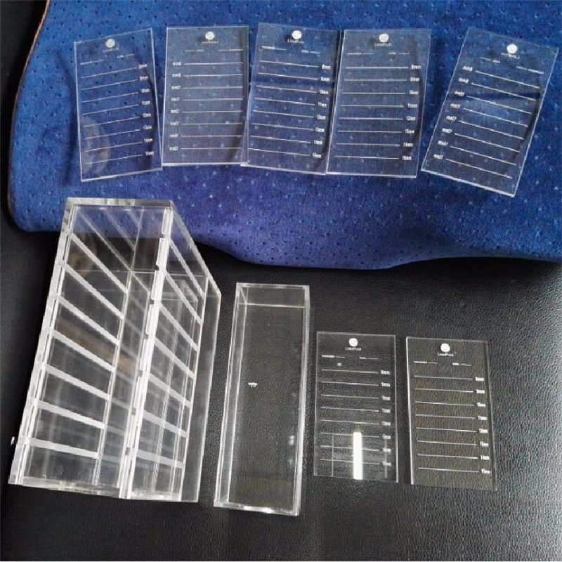 Custom Acrylic Clear Eyelash Extension Tray Box