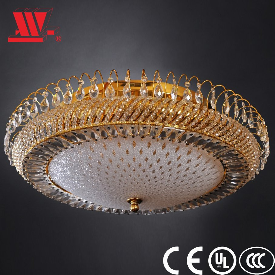 Modern Golden Crystal Ceiling Light