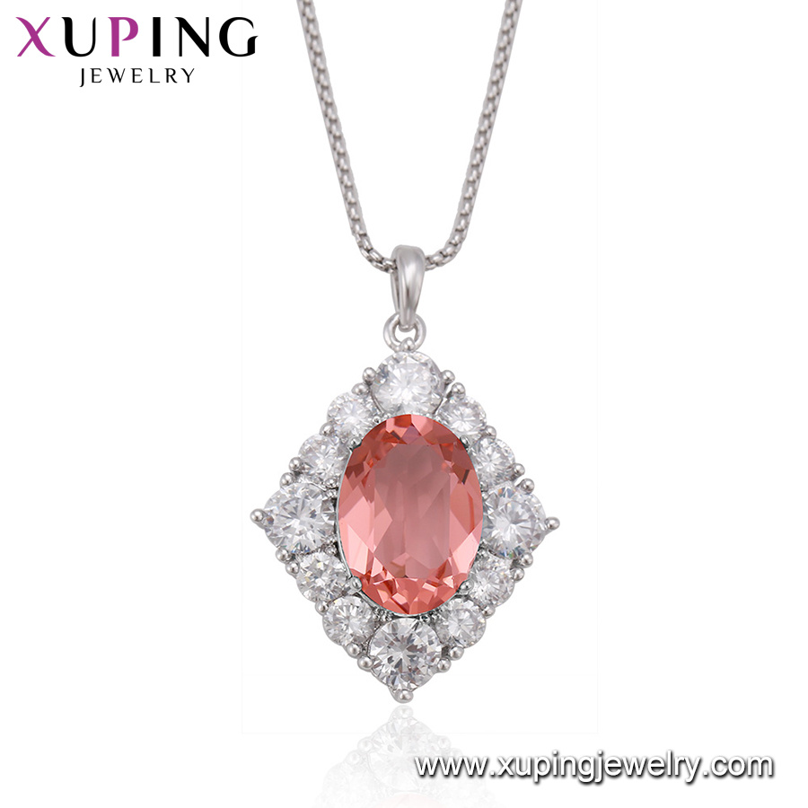 Necklace-00543 Xuping Hot Sale Fashion Crystals From Swarovski Jeweries Necklace
