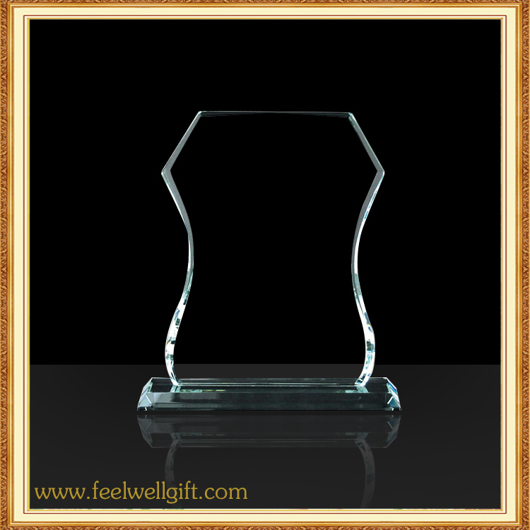 Blank Custom Transparent Crystal Glass Trophy