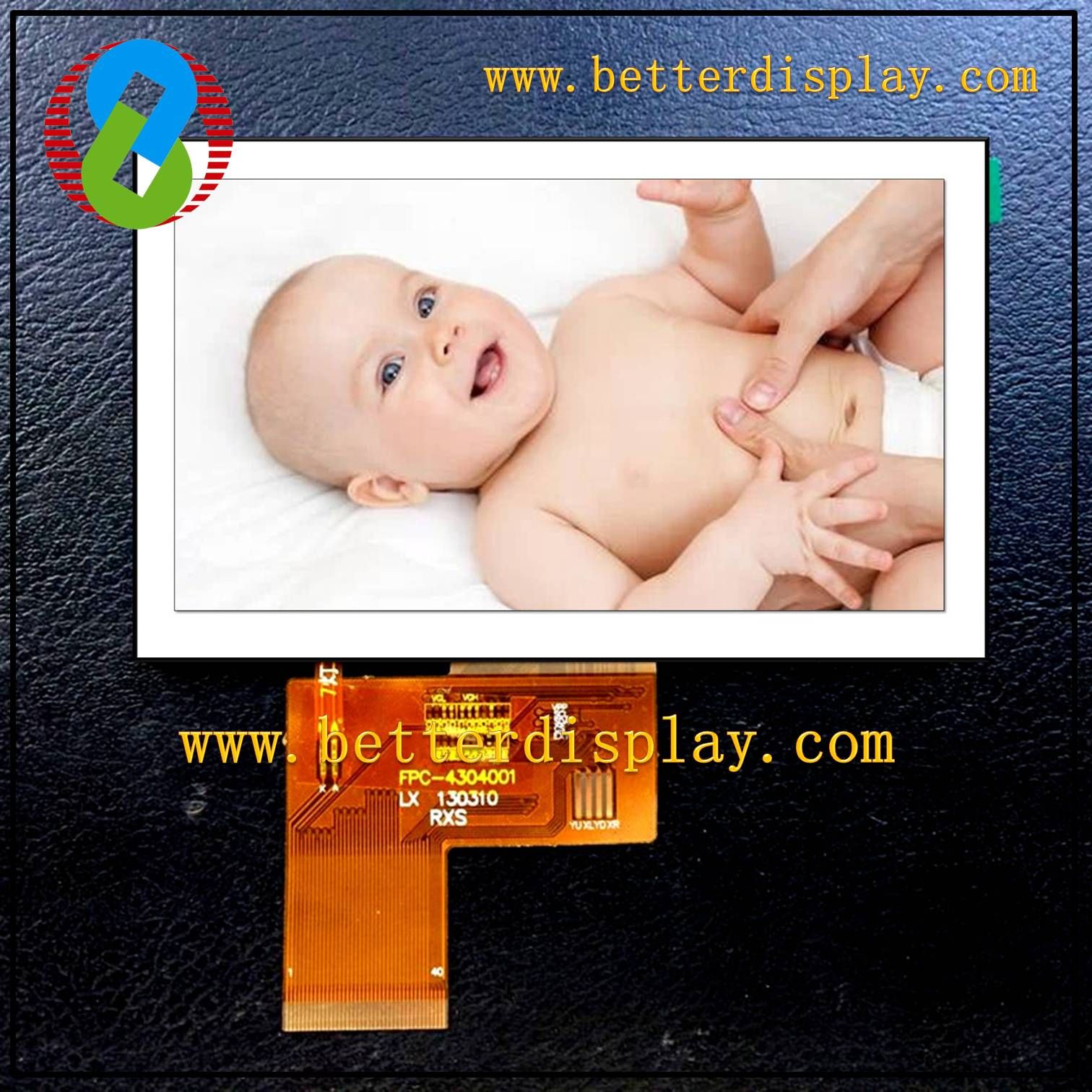 Better Display 4.3 Inch TFT LCD Panel